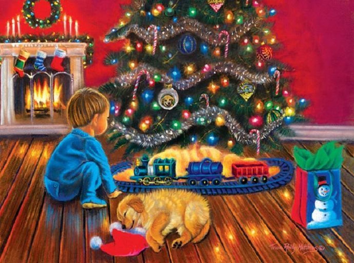 Sunsout Tricia Reilly-Matthews legpuzzel Under the Tree 1000 stukjes