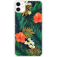 iPhone 11 Tropical Bedrukt Siliconen Hoesje