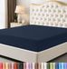 Utopia Bedding Hoeslaken - Zacht geborstelde microvezel - diepe zakken, krimp- en kleurbestendig - Gemakkelijk te onderhouden - Alleen 1 hoeslaken (Queen, marineblauw)