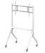 Techly Mobiele TV Standaard 65-100" met Plank, Wit