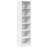 VidaXL Hoge kast, wit, 45x41x185 cm, van houtvezel