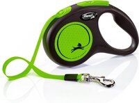 Flexi New Neon Rollijn - Groen - S - 5m - Hond - <15kg