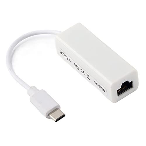 Cuifati USB-C naar RJ45 Ethernet Adapter - 100 Mbps - MacBook Pro, Surface Pro, XPS, Notebook PC