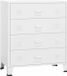 vidaXL Industriële commode met laden, wit, 78x40x93 cm, metaal