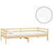 VidaXL Canapé-lit avec matelas, pin massif, 90x200 cm