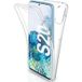 Phonillico® Case voor Samsung Galaxy S20 - TPU Siliconen Volledig transparant Twee delen Voorkant Achterkant In elkaar grijpende