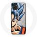 Maniacase Tasje voor Samsung Galaxy A03 Anime Dragon Ball Goku Blauw Haar