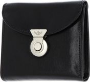 Golden Head Leren portemonnee Colorado RFID Protect Schlossbörse 1146 Schwarz zwart