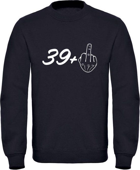 Sol's 40 jaar verjaardagstrui Unisex 4XL Zwart