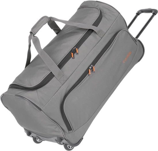 travelite Basics Fresh Duffle L Reisbagage, 71 cm, antraciet, 71 cm, bagage