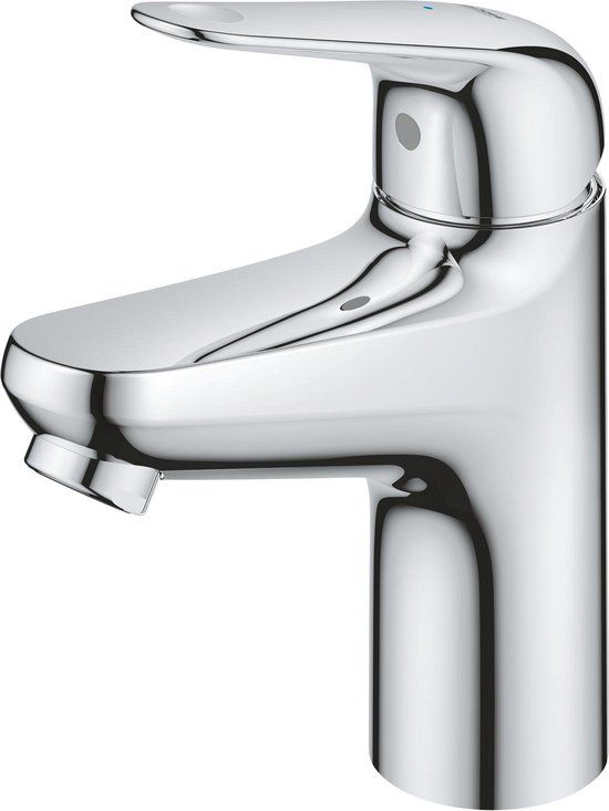 GROHE QuickFix Swift Wastafelkraan - S-Size - Chroom - Met Push Open Waste
