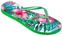 BECO dames teenslippers - groen/multi color - maat 42-43