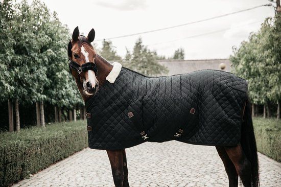 Kentucky Horsewear Staldeken 400gr - Zwart - Maat 155