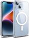 Selected by GSMpunt.nl Dun TPU Transparant Hoesje geschikt voor Apple iPhone 14 | Back Cover met Magneet | Geschikt voor Draadloos Opladen met Magnetische Ring | Compatibel met MagSafe | Doorzichtig | Ultra Dun | Flexibel