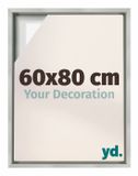 yd, Baklijst 60x80 cm Zilver Mat - Lijst voor Canvasdoek - MDF Lyon