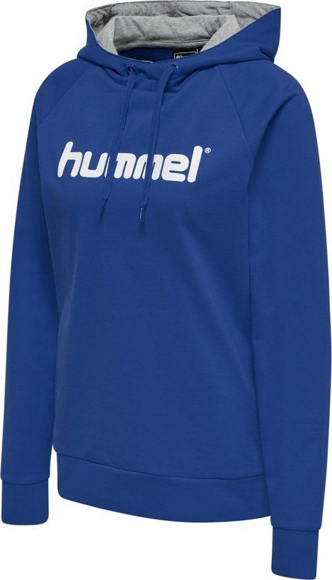 Hummel Hmlgo Cotton Logo Hoodie - True Blue - L - Dames
