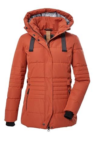 G.I.G.A. DX Dames Gewatteerde jas met afritsbare capuchon - dark apricot - 38