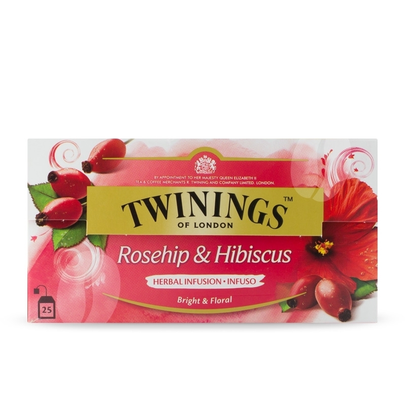 Twinings Rozenbottel hibiscus 20 Stuks