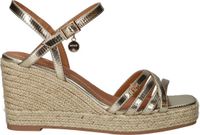 Mexx Noemi Pakina Sandalen - Sleehak - Dames - Goud - Maat 40
