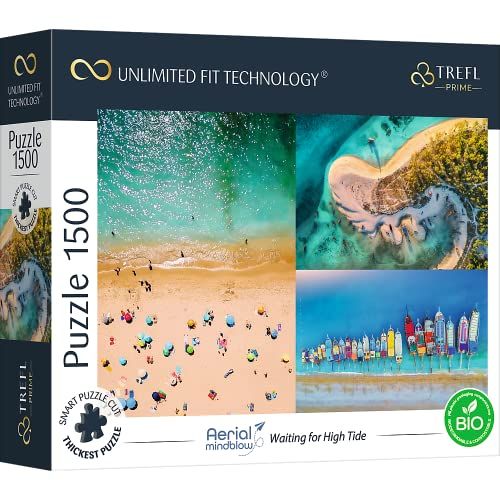 Trefl Prime - UFT Puzzel Aerial Mindblow: Waiting For High Tide - 1500 Elementen