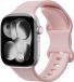 Selected by GSMpunt.nl SBG Siliconen Bandje Geschikt voor Apple Watch 1/2/3/4/5/6/7/8/9/10/11/SE - 38/40/41/42MM - Horlogebandje Licht Roze