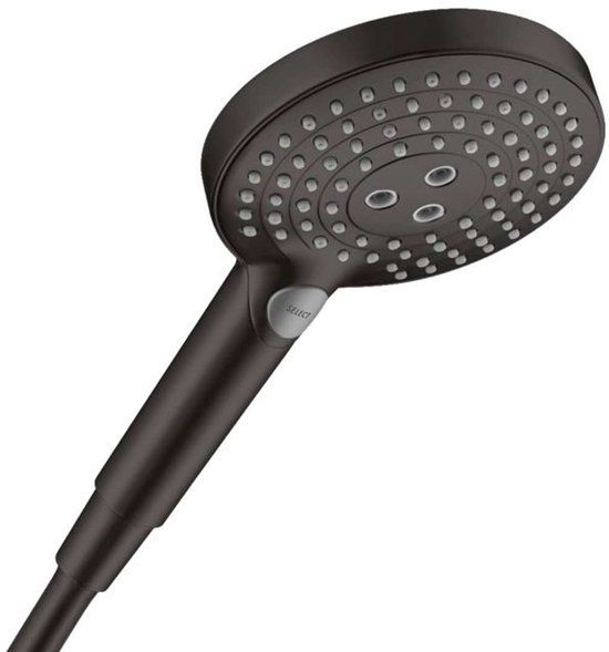 Hansgrohe Raindance Select S - Douchekop, 3 stralen, EcoSmart+, matzwart 26516670