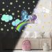 Ambiance Sticker Lichtgevende Eenhoorn op Regenboog Muur-/plafondsticker voor Kinderen - 70x95cm