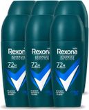 Rexona Men Advanced Protection Dry Cobalt Déodorant Roller - 50 ml - Lot économique - 6 pièces