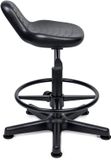 Dromerio Ergonomische Kassakruk Zwart Hoog (55-76cm) / zonder Voetsteun / Chrome uitvoering