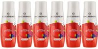 SODASTREAM Concentraten - Set van 6 suikervrije grenadineconcentraten - Tot 54L drank - 440 ml