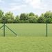 vidaXL Gelast hek met prikkeldraad, 25 x 0,5 meter, groen, gaas