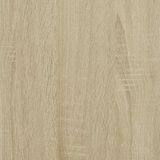 vidaXL Hoge kast Sonoma-eikenhout, 30x42,5x185 cm
