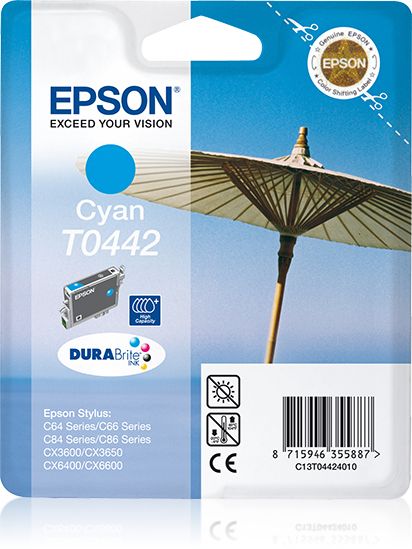 Epson T0442 Cyaan inktcartridge - Origineel