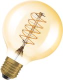Ledvance Vintage 1906 Globe 80, 4.8W, E27, dimbaar, goud