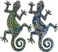 Ibenzoa® Metalen Gekko Wanddecoratie