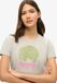 Superdry - Superdry x Komodo Hathi T-shirt - Dames - Pumice Stone Beige Marl - Katoen/Polyester - Maat UK8/EU36