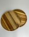 Metaltex Ronde snijplank van acaciahout met sapgroef, Ø 24 cm, bruin