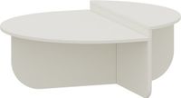 en.casa Salontafel Tondesdaslo 90x90x35 cm wit