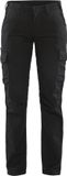 Blåkläder Dames Werkbroek Stretch 7144-1832 Zwart C42