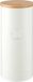 Merkloos Cream Boîte de conservation - 25 Litres, Blanc/Noir, Verre/Plastique, Rond, Couvercle amovible, Hermétique