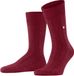 Burlington Dover eenkleurig wol sokken heren rood - maat 40-46