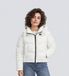 Blauer Manteau matelassé Gloria