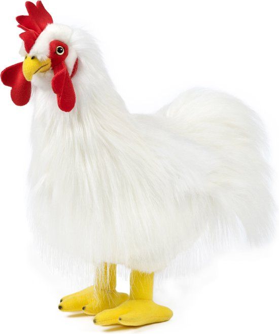 Living Nature Knuffel haan - 35 cm - pluche