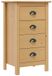vidaXL Dressoir Hill 46x35x80 cm massief grenenhout