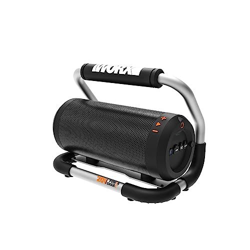 WORX WX009.9 Bluetooth acculuidspreker 20V - AUX-in aansluiting & USB-poort - looptijd ca. 10 uur - 4.2 Bluetooth - PowerShare compatibel - zonder accu & oplader