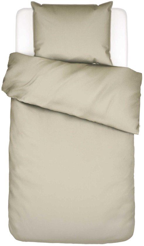 Essenza Minte Dekbedovertrek Oatmeal - Eenpersoons – 140x200/220 cm