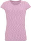 Regatta Dames T-shirt Korte Mouwen Hiking Hyperdimension II Gestreept Polyester/Elastaan Paars