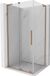 Mexen Velar L cabine de douche coulissante 120 x 80 cm, transparent, cuivre brossé