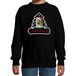 Bellatio Decorations Dieren kersttrui tijger - zwart - kinderen - kerst sweater - kleding 122/128