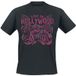 Lost In Hollywood T-shirt - Wolf - S tot L - voor Mannen - zwart